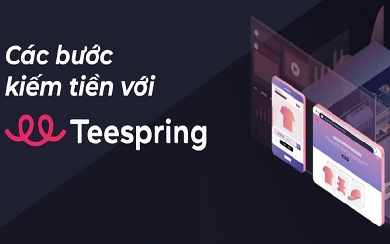 Các bước kiếm tiền với Teespring