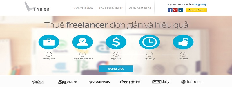 Cách kiếm tiền online bằng Vlance
