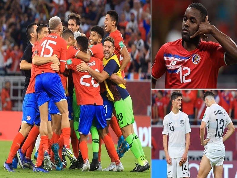 Costa Rica giành được tấm vé cuối cùng tham dự VCK World Cup 2022